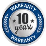 10 year warranty seal